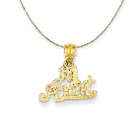 14k Yellow Gold #1 Aunt Necklace