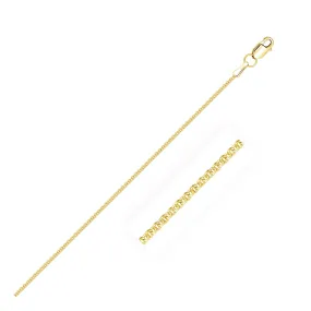 14k Yellow Gold Forsantina Lite Cable Link Chain 1.5mm-rx66284-18