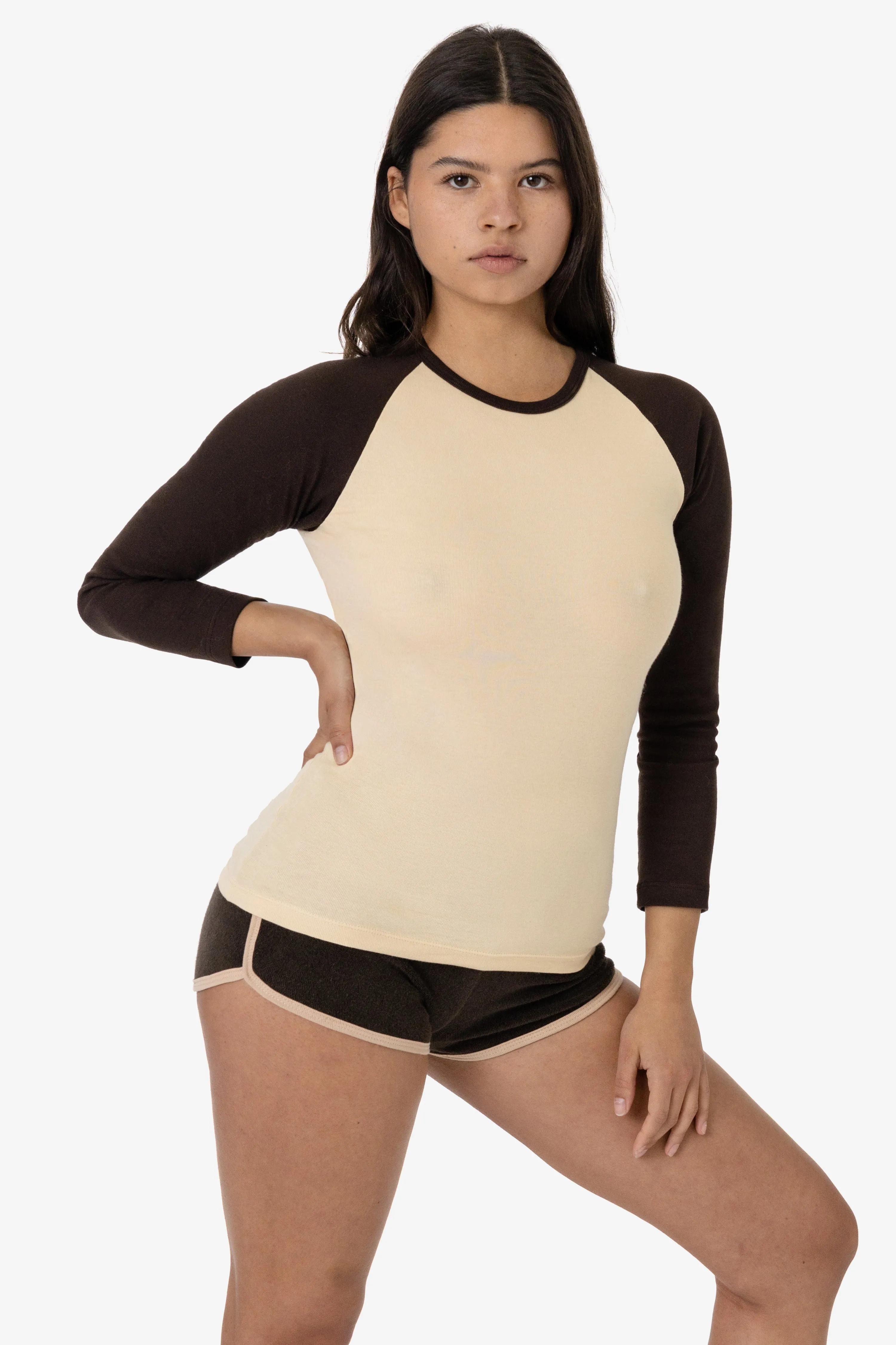 43053 - Baby Rib Long Sleeve Raglan