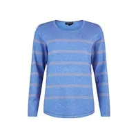 6242-Blue Stripe Jumper - Sunday