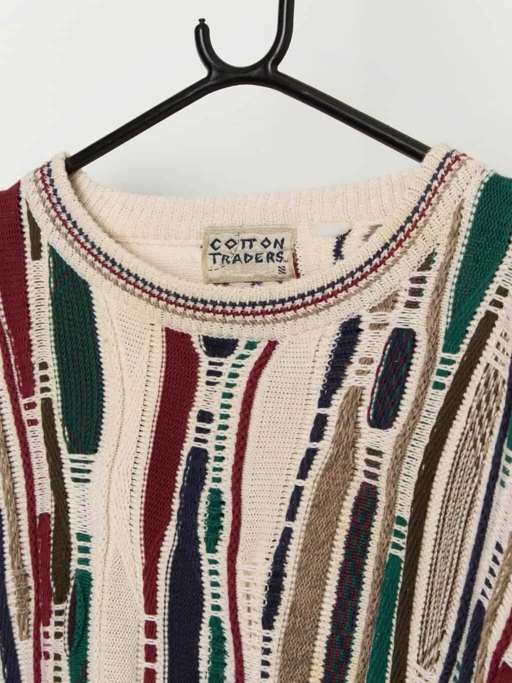 90s vintage Cotton Traders coogi style jumper – Large / XL