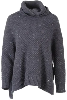 ADAM LIPPES WOOL AND CASHMERE TURTLENECK SWEATER SMALL