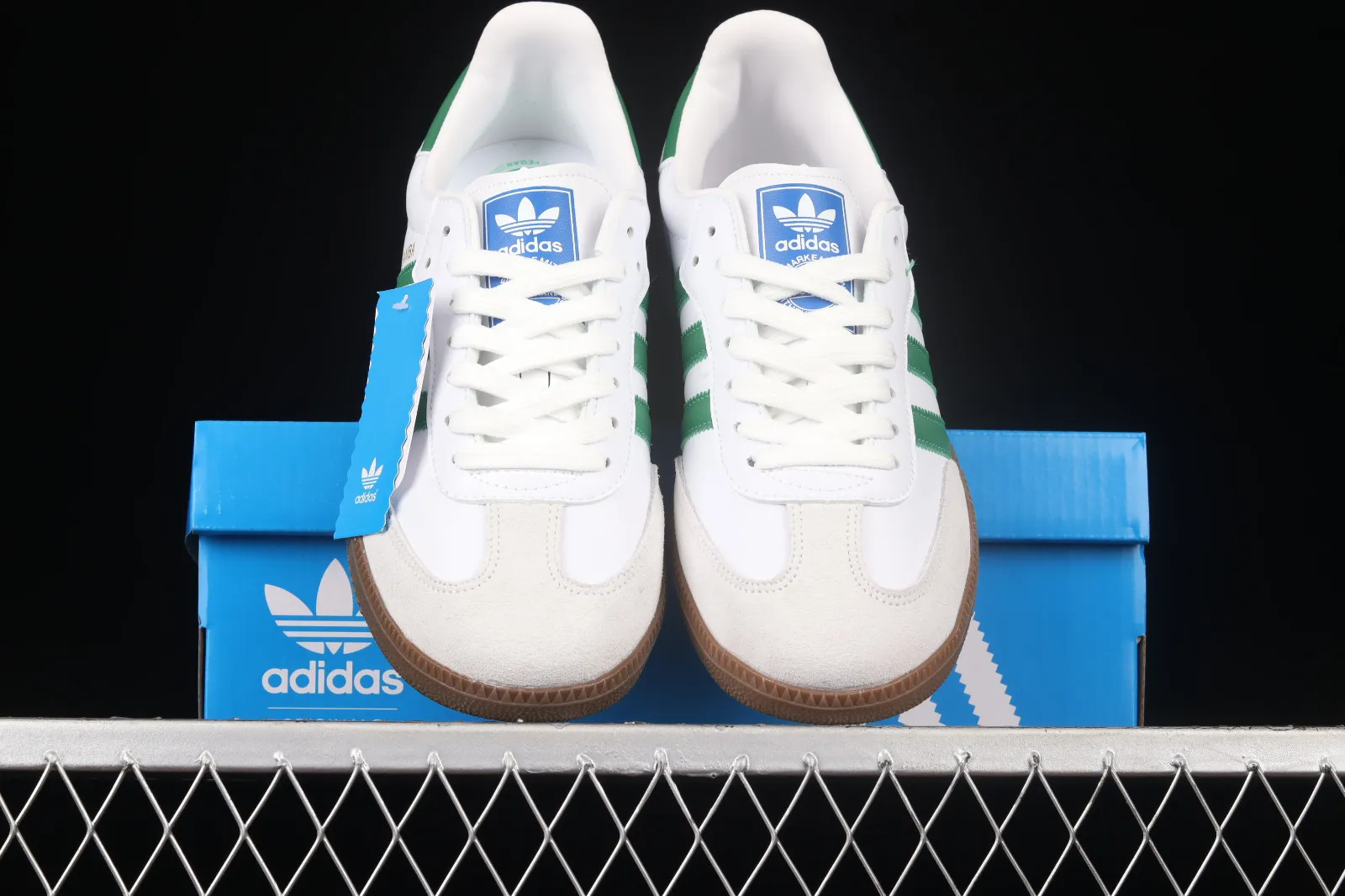 Adidas Originals Samba OG Footwear White Green Shoes EF6552