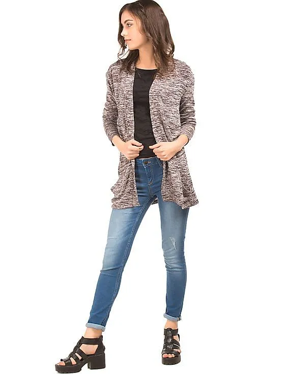 Aeropostale Marled Knit Shrug