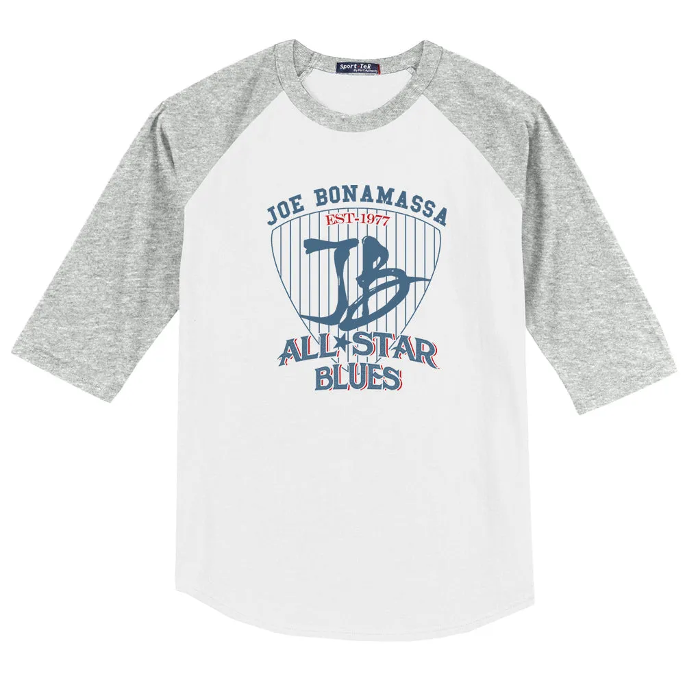 Allstar Blues Colorblock Raglan 3/4 Sleeve T-Shirt  (Men)