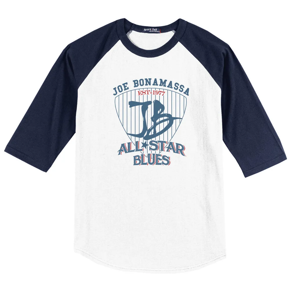 Allstar Blues Colorblock Raglan 3/4 Sleeve T-Shirt  (Men)