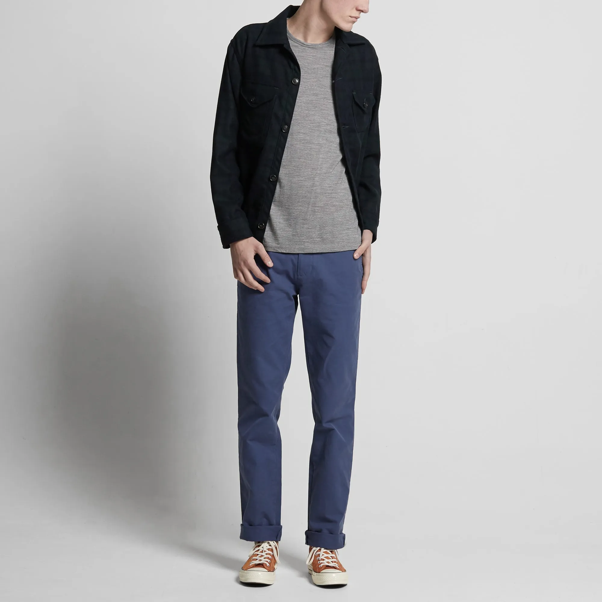 Apolis Merino TeeHeather Grey