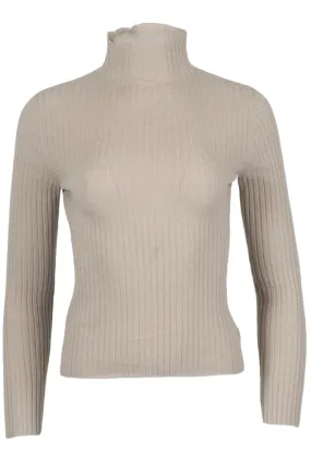 ARCH4 RIBBED CASHMERE TURTLENECK SWEATER SMALL