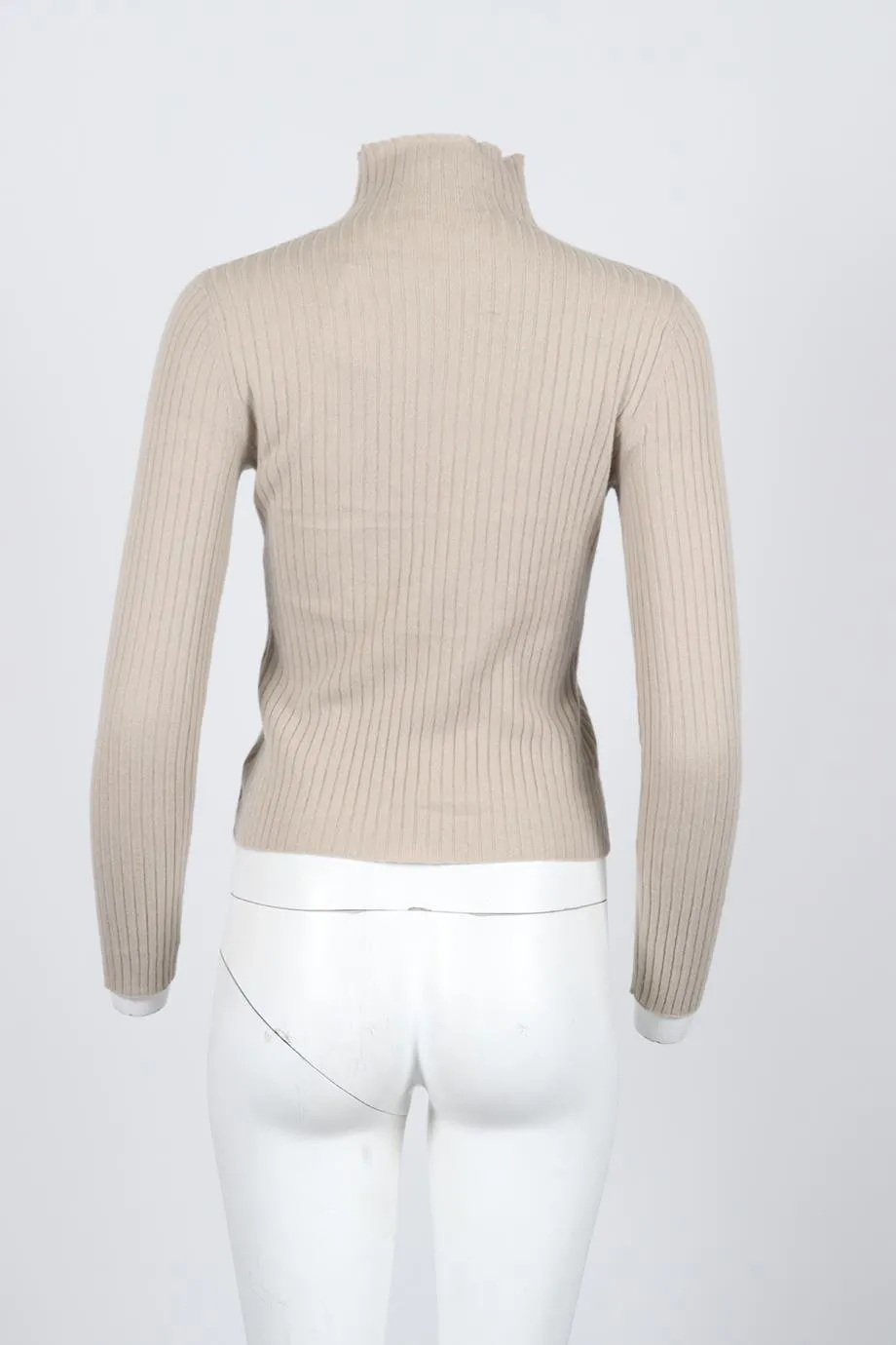 ARCH4 RIBBED CASHMERE TURTLENECK SWEATER SMALL