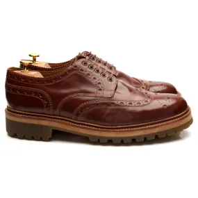 'Archie' Brown Leather Derby Brogue UK 12 G