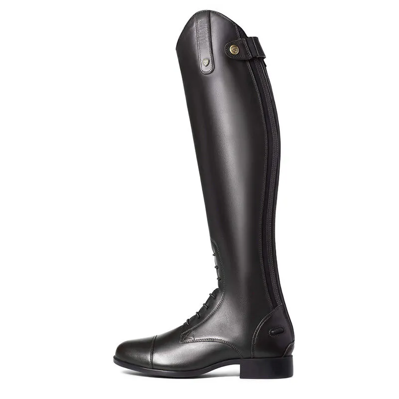 Ariat Women's Heritage Contour II Field Zip Tall Riding Boot - Black