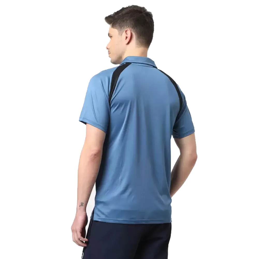 ASICS Men's Raglan Polo Top (Azure)