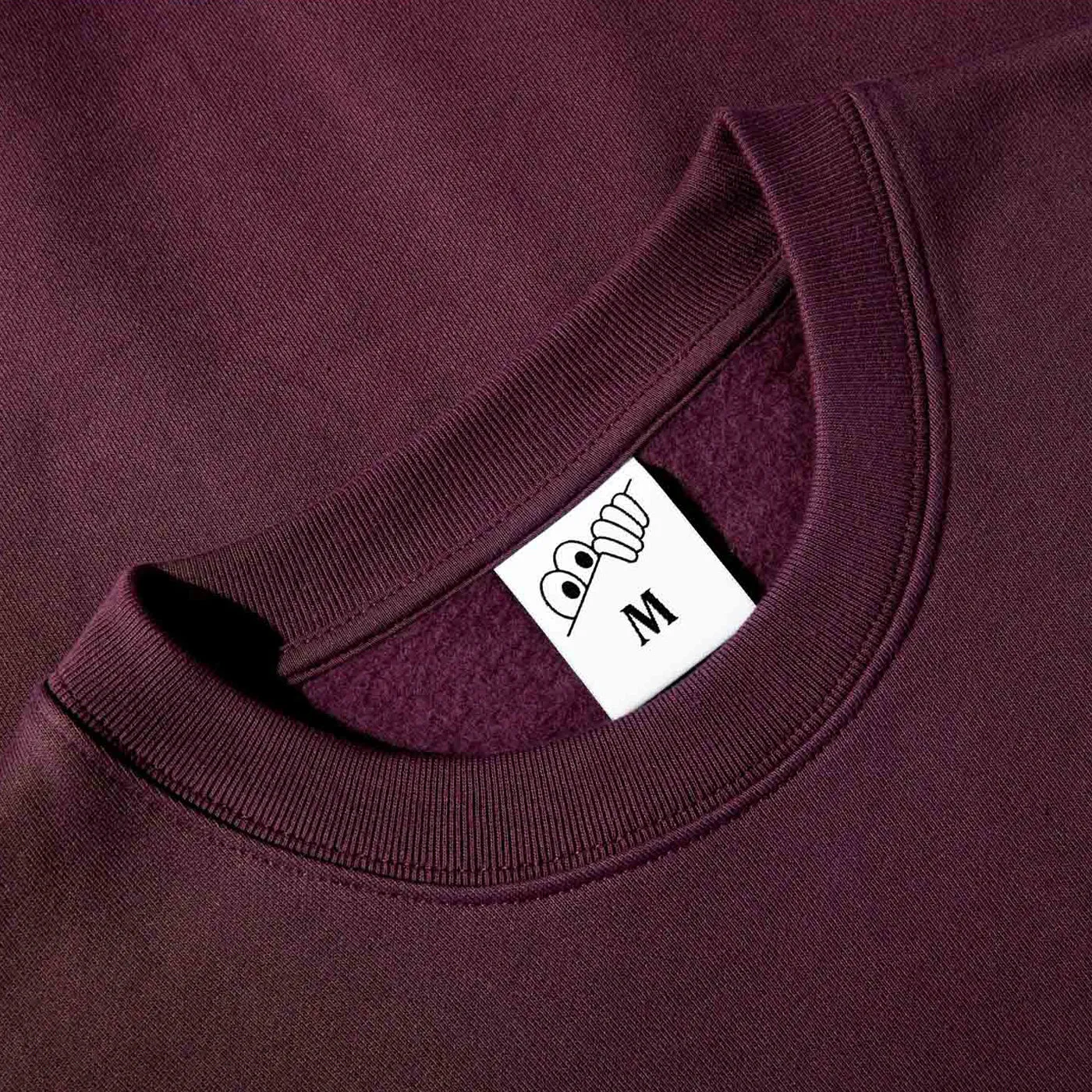 Atlas Monogram Crewneck (Plum)