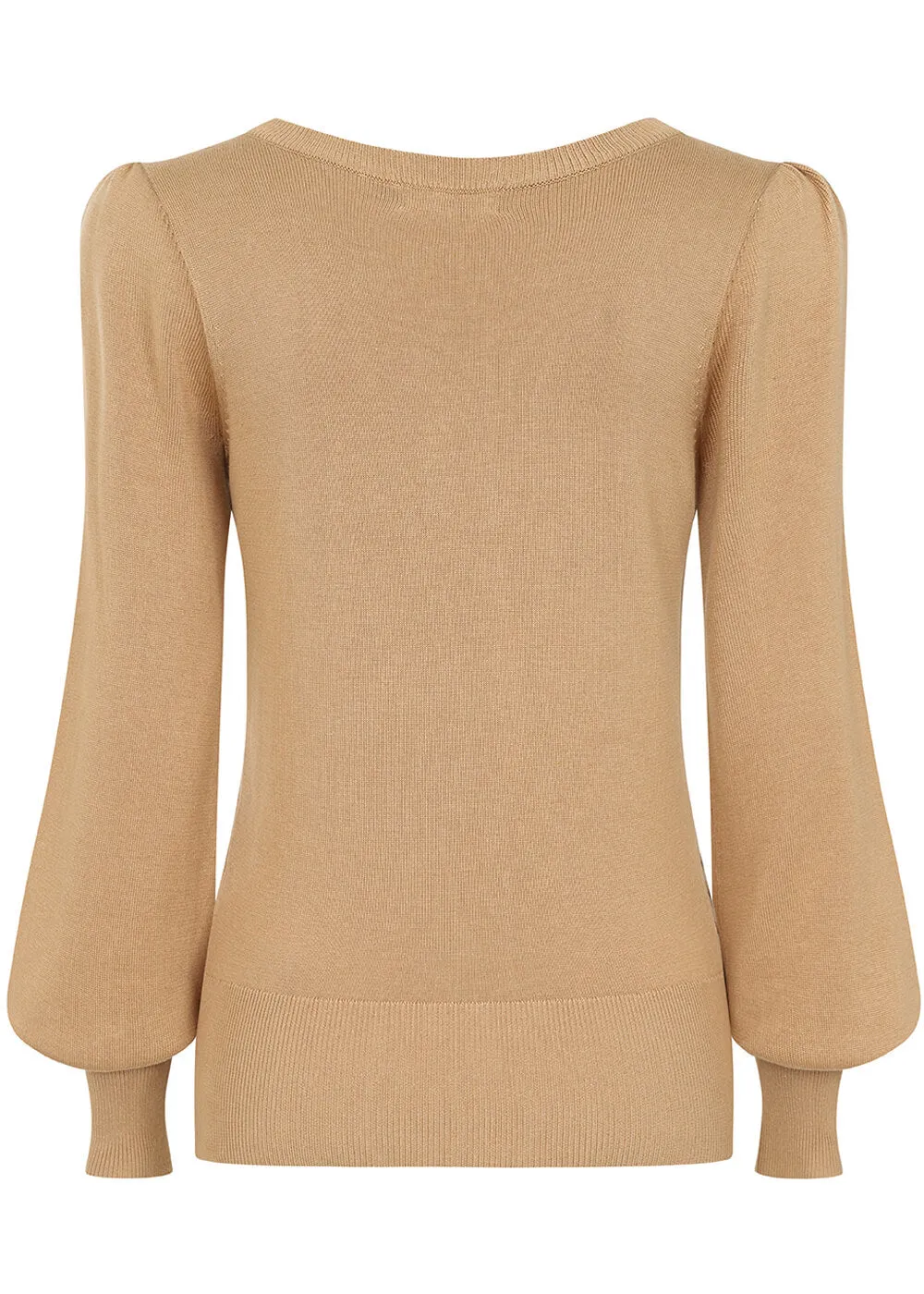 Banned Una Cable 40's Jumper Biscuit Beige