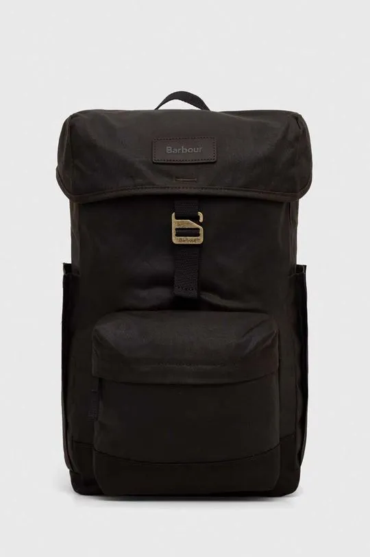 Barbour backpack Essential Wax Backpack black color UBA0570