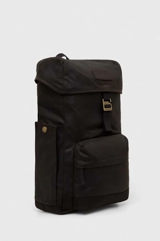 Barbour backpack Essential Wax Backpack black color UBA0570