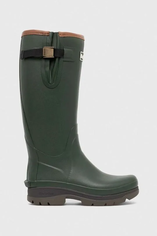 Barbour wellingtons Tempest men's green color MRF0016OL51