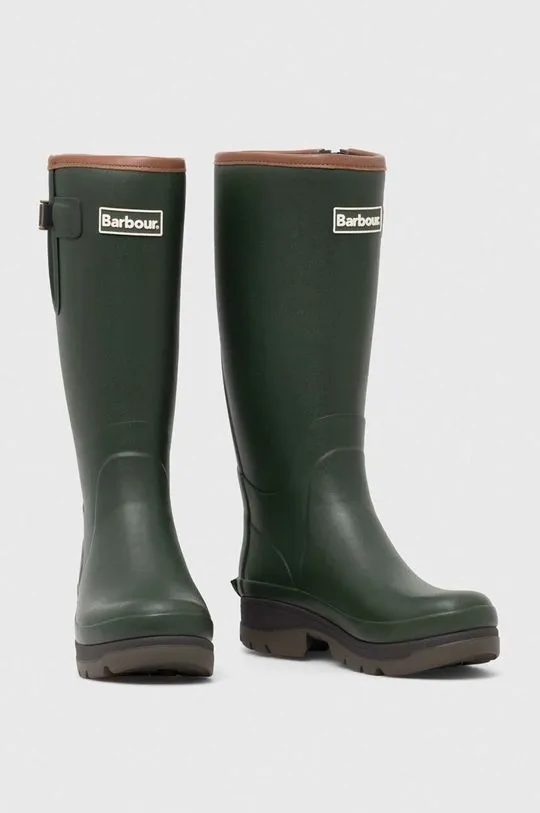 Barbour wellingtons Tempest men's green color MRF0016OL51