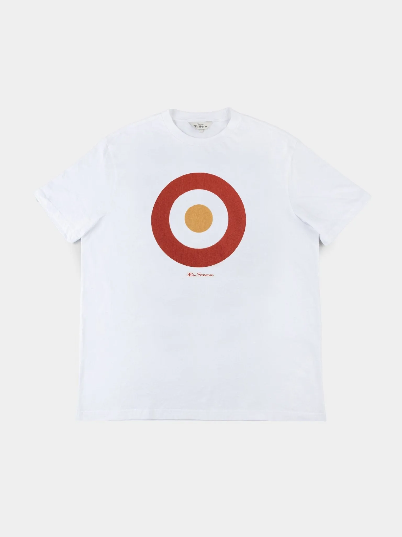 Ben Sherman W47812 Target T-Shirt Ivory/Red