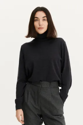 Bergen Unisex Turtleneck - Anthracite