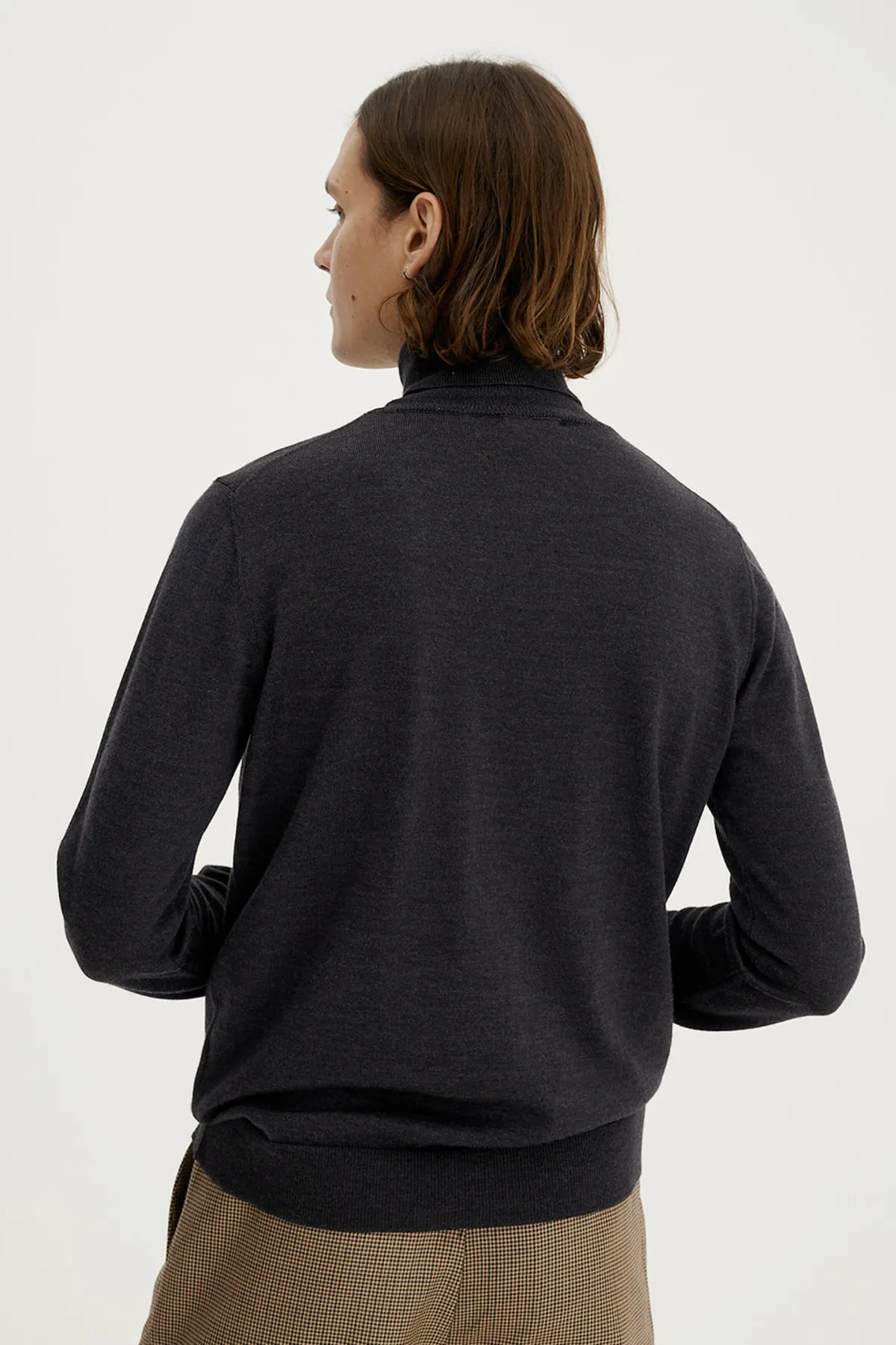 Bergen Unisex Turtleneck - Anthracite