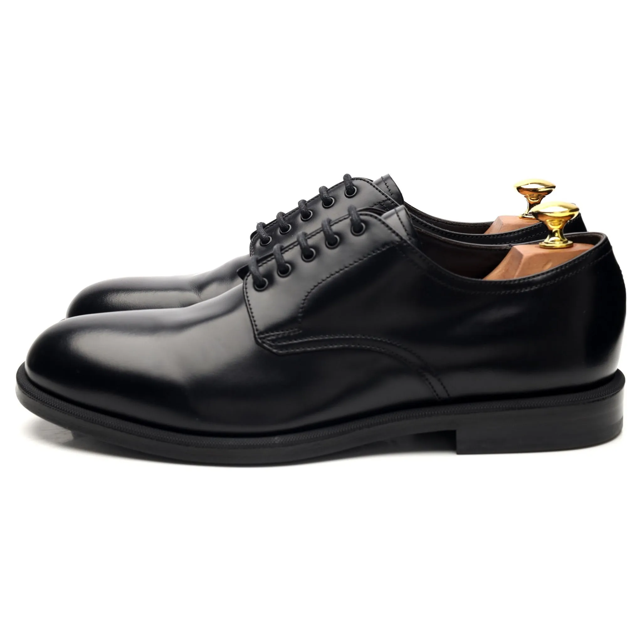 Black Leather Derby UK 9 EU 43