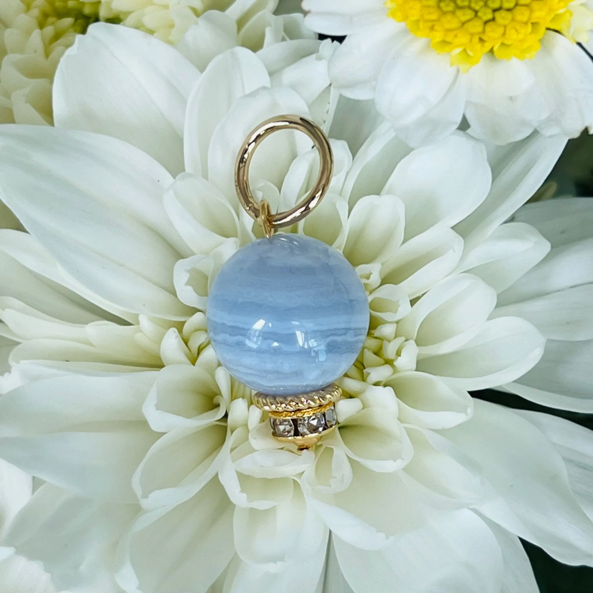 Blue Lace Agate Pendant