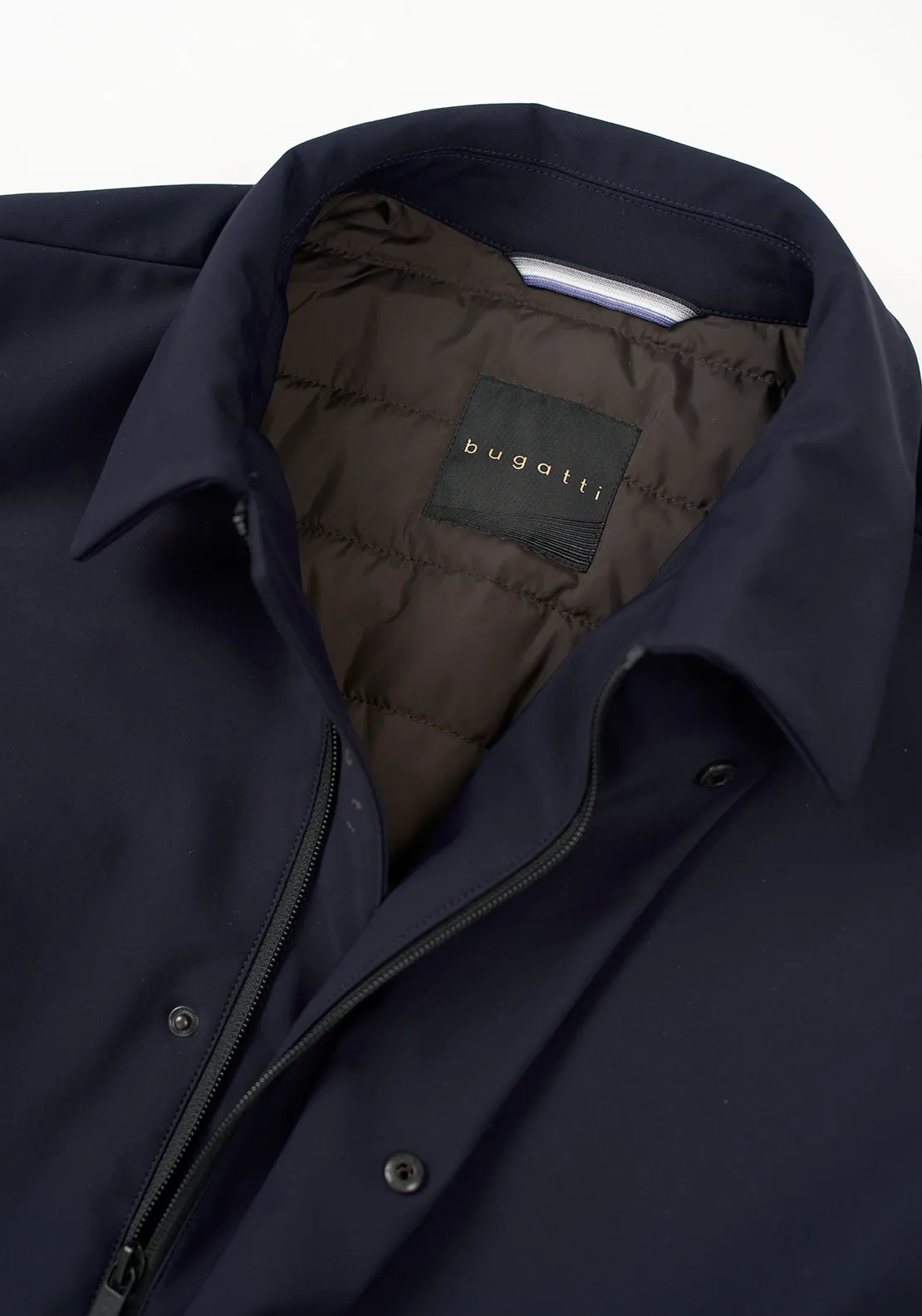 Bugatti Water Repellent Overcoat, Navy