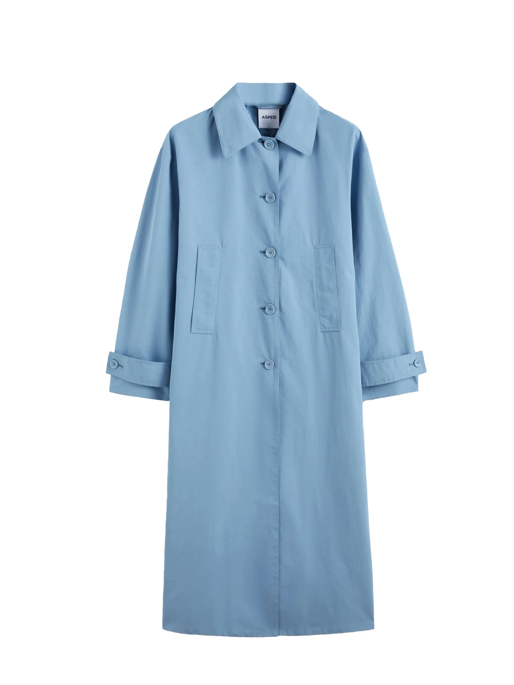 Canvas overcoat, blue