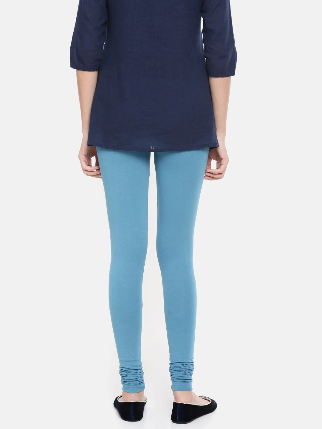 Churidar Leggings-True Indigo