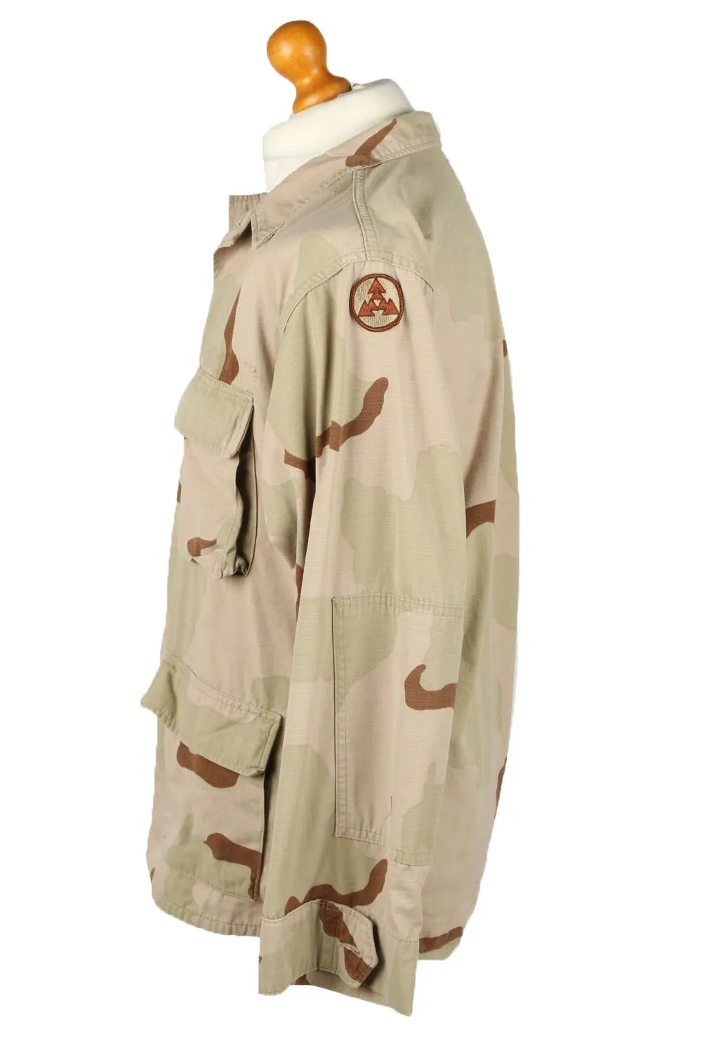 Combat Field Army Shirt Military Camel M - Pepper Tree London