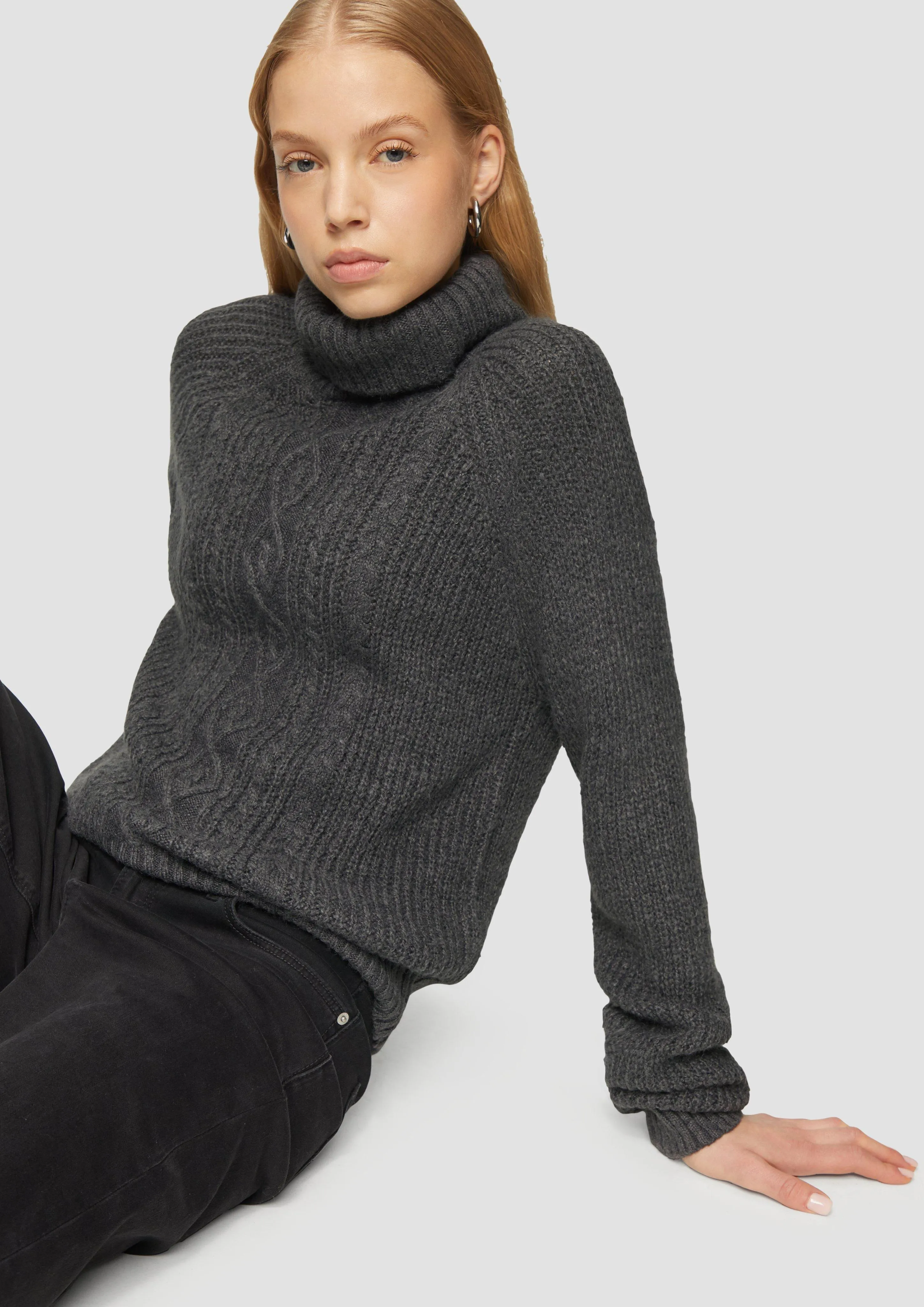 Cosy cable knit jumper