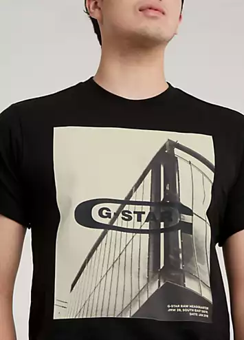 Crew Neck Printed T-Shirt by G-Star RAW | Look Again