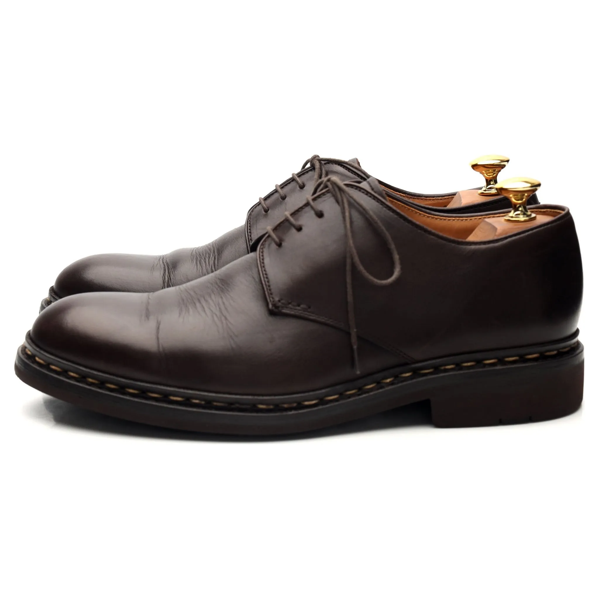 'Crocus' Dark Brown Leather Derby UK 6.5