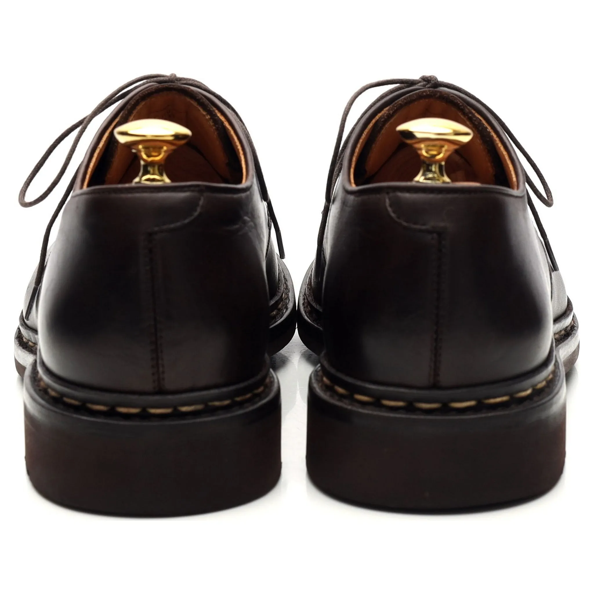 'Crocus' Dark Brown Leather Derby UK 6.5