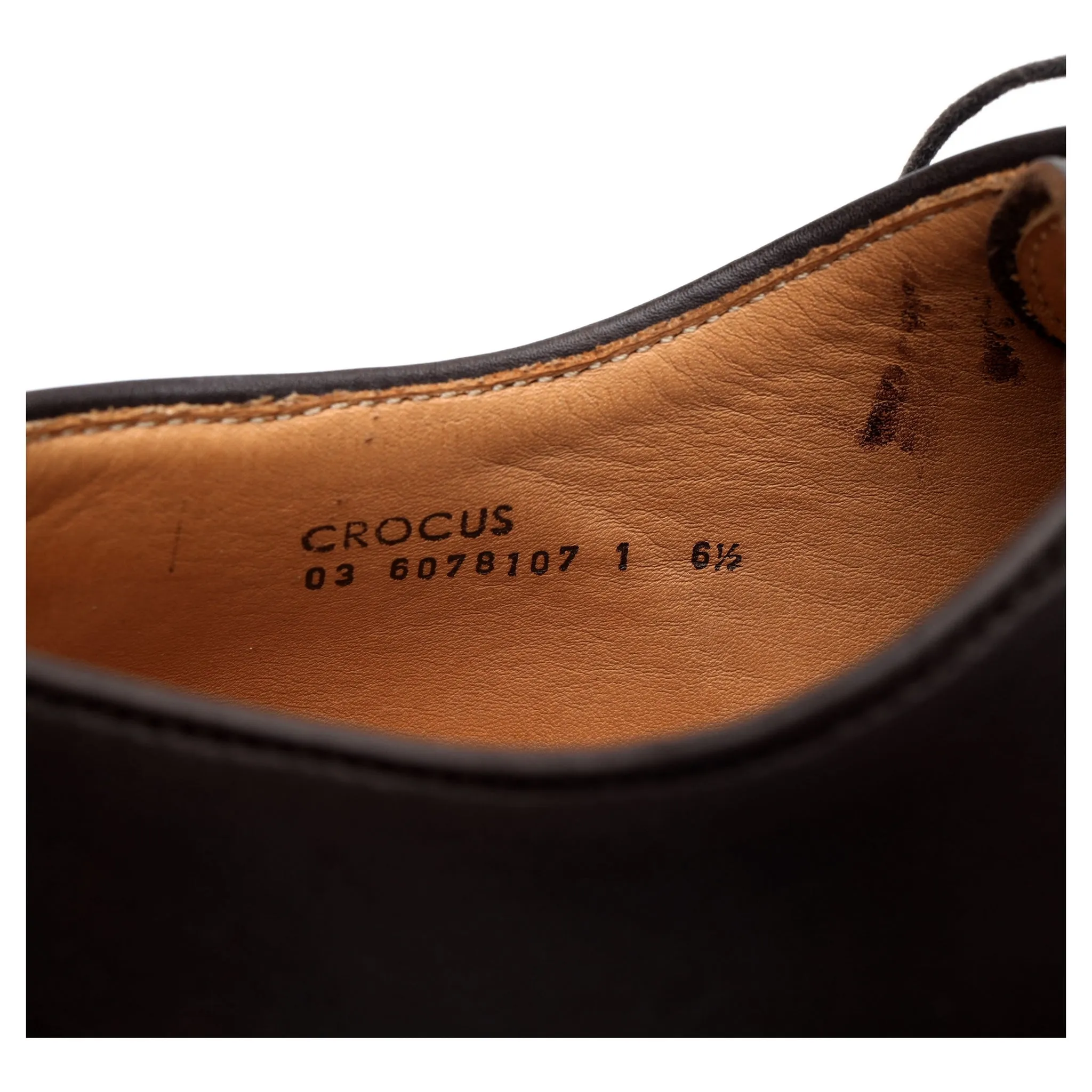 'Crocus' Dark Brown Leather Derby UK 6.5