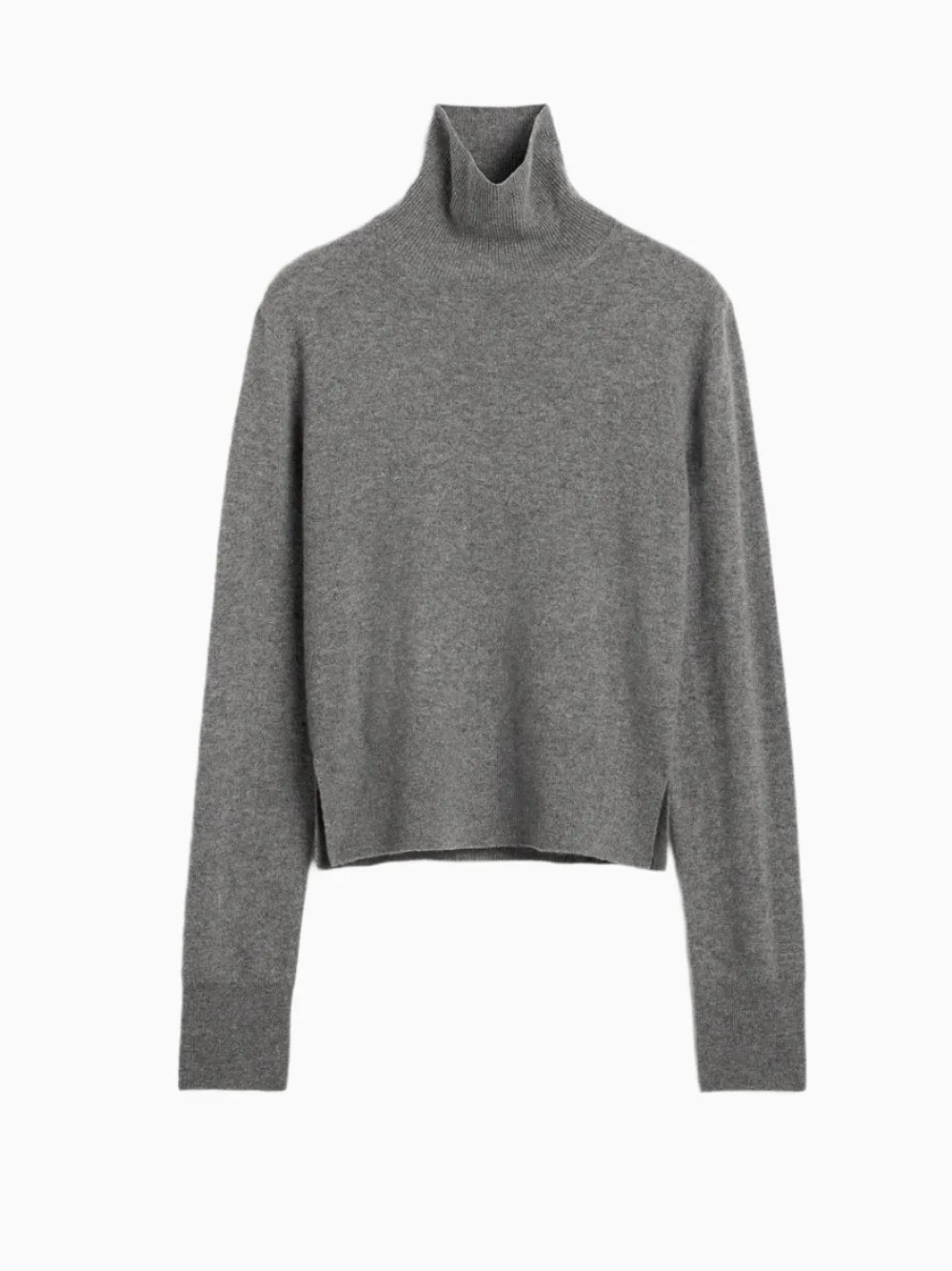 Cropped turtleneck jumper