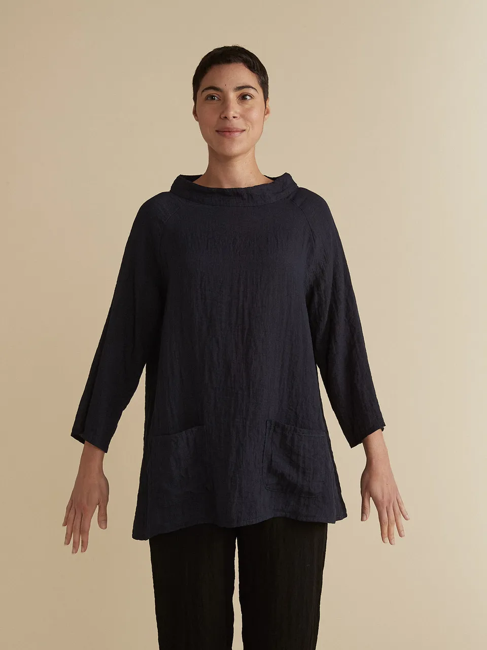 Cut Loose Fall Parachute Raglan Pocket Top