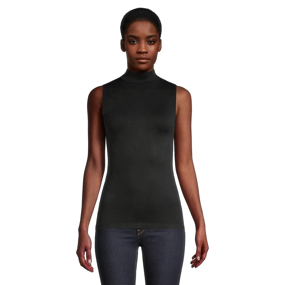 Design Lab Turtleneck Stretch Tank