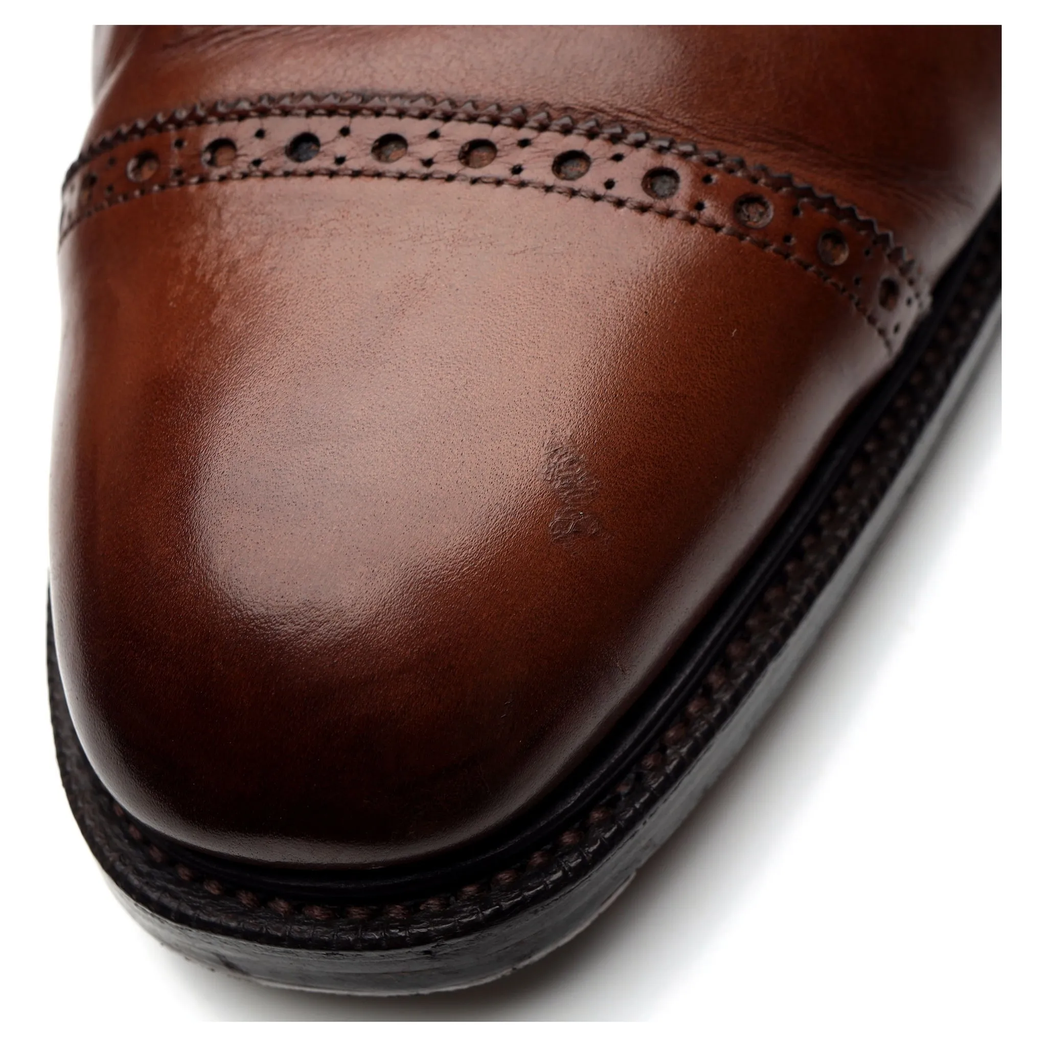 'Dundee' Dark Brown Leather Derby UK 11 F