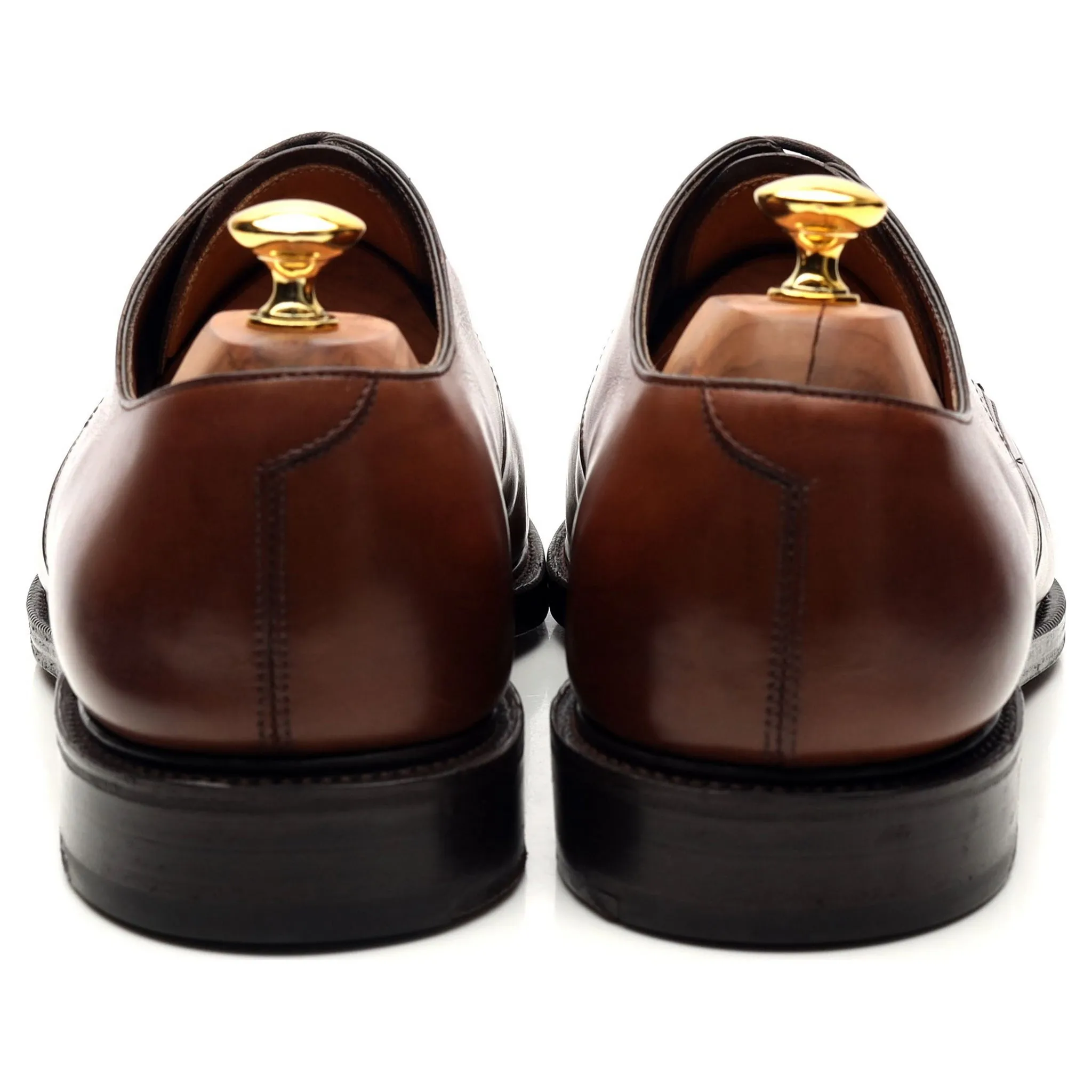 'Dundee' Dark Brown Leather Derby UK 11 F