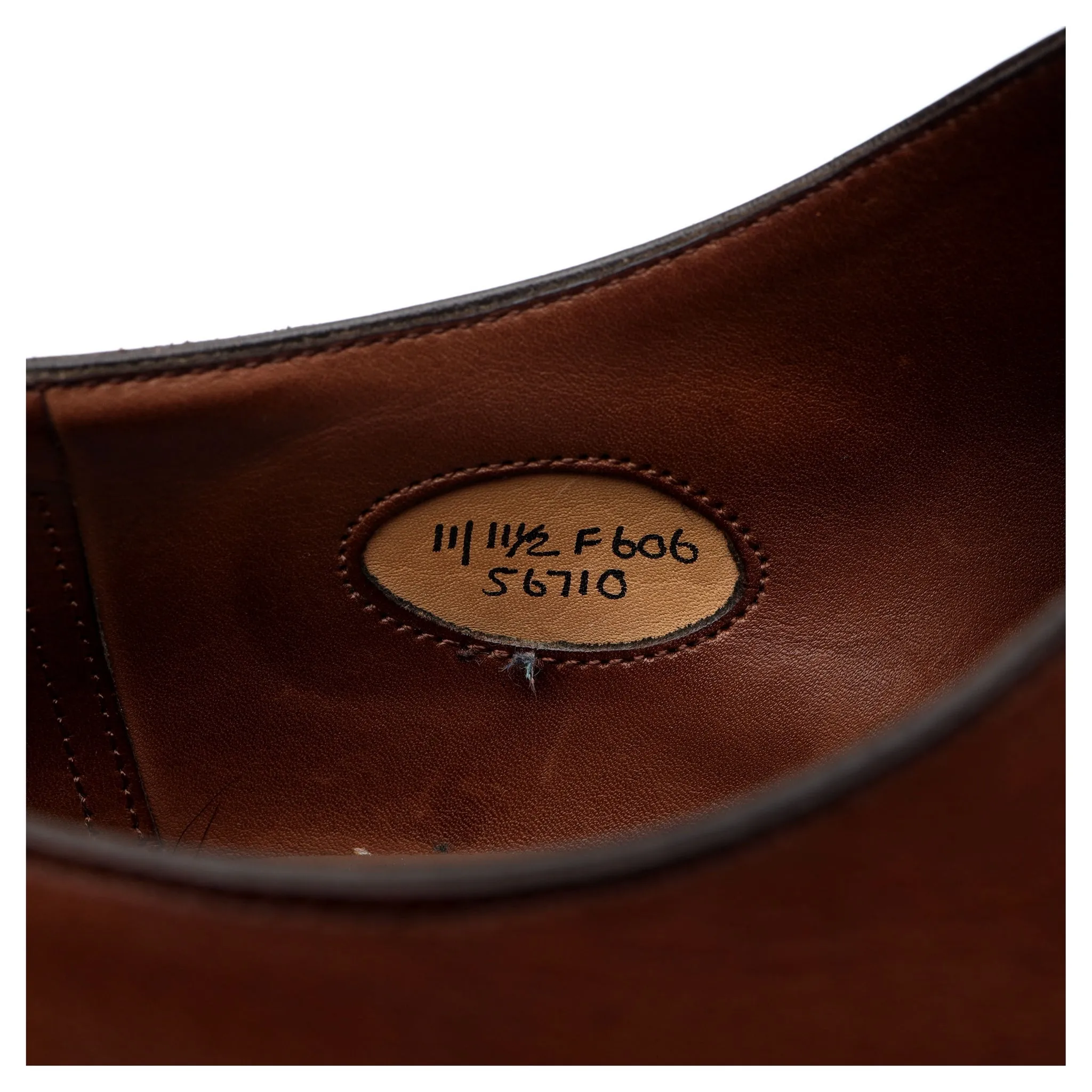 'Dundee' Dark Brown Leather Derby UK 11 F