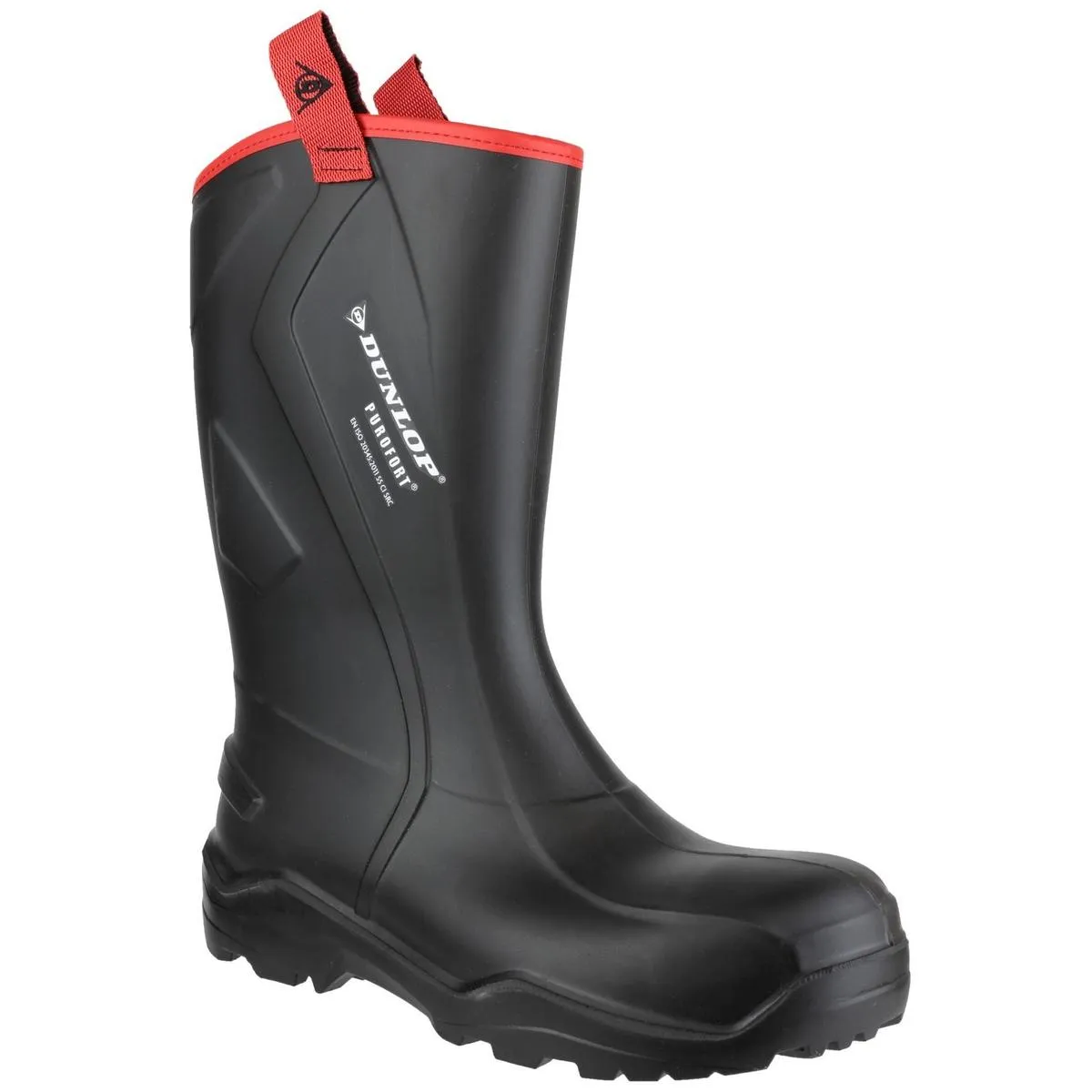 Dunlop Purofort+ Rugged Full Safety Wellingtons Black