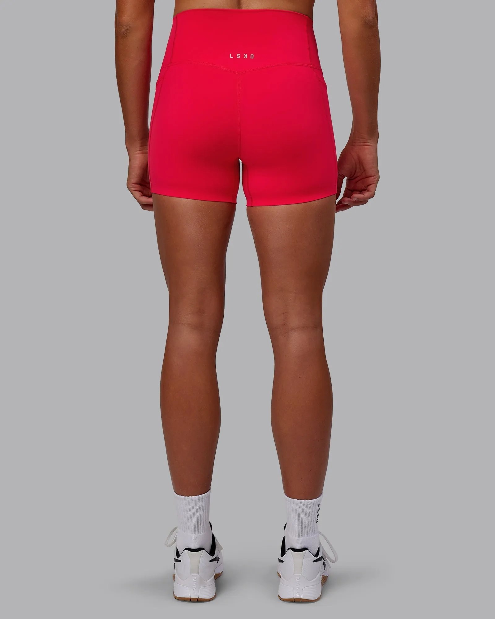 Elixir X-Length Shorts With Pockets - Scarlet