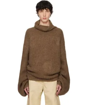 Entire studios Brown Lute Knit Turtleneck