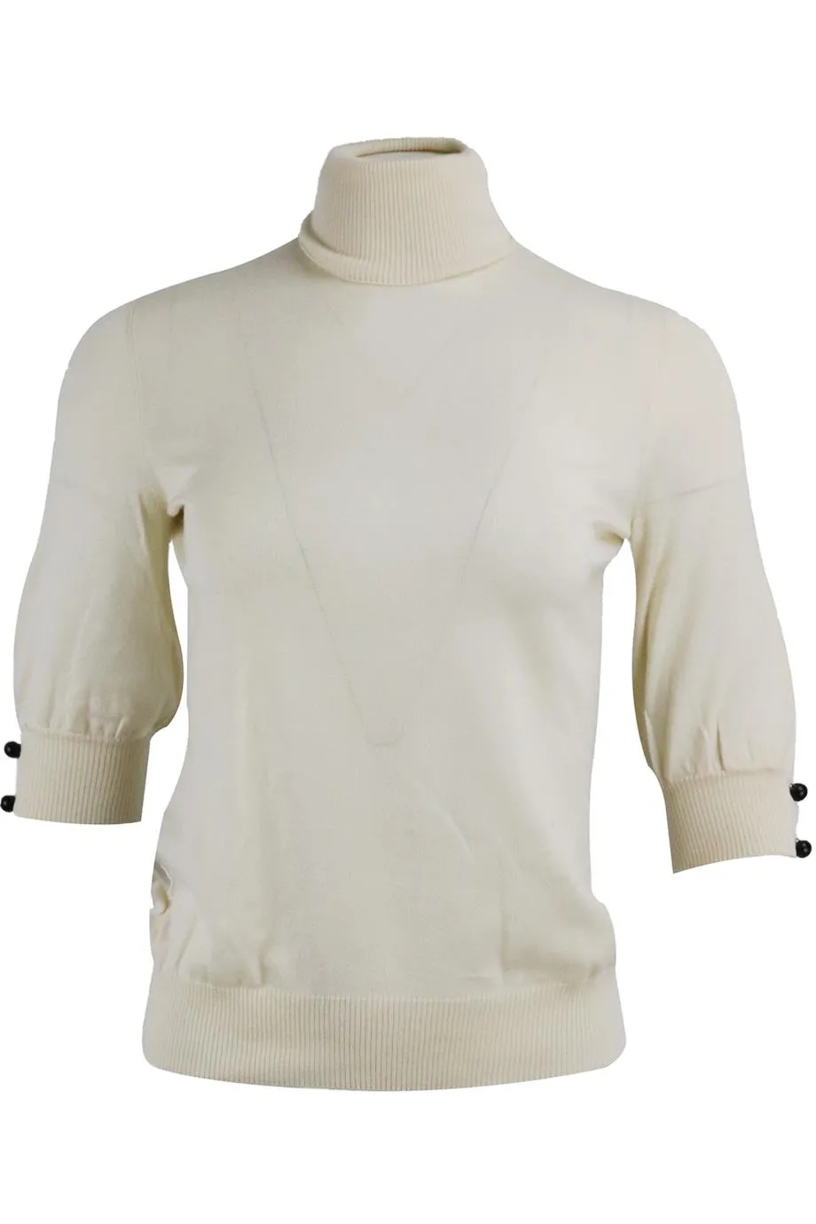 FENDI CASHMERE AND SILK BLEND TOP IT 40 UK 8