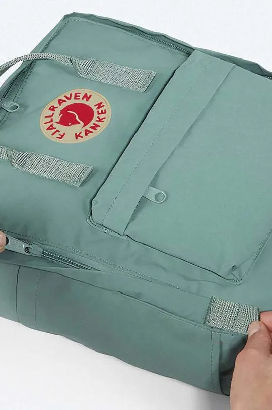 Fjallraven backpack Kanken green color