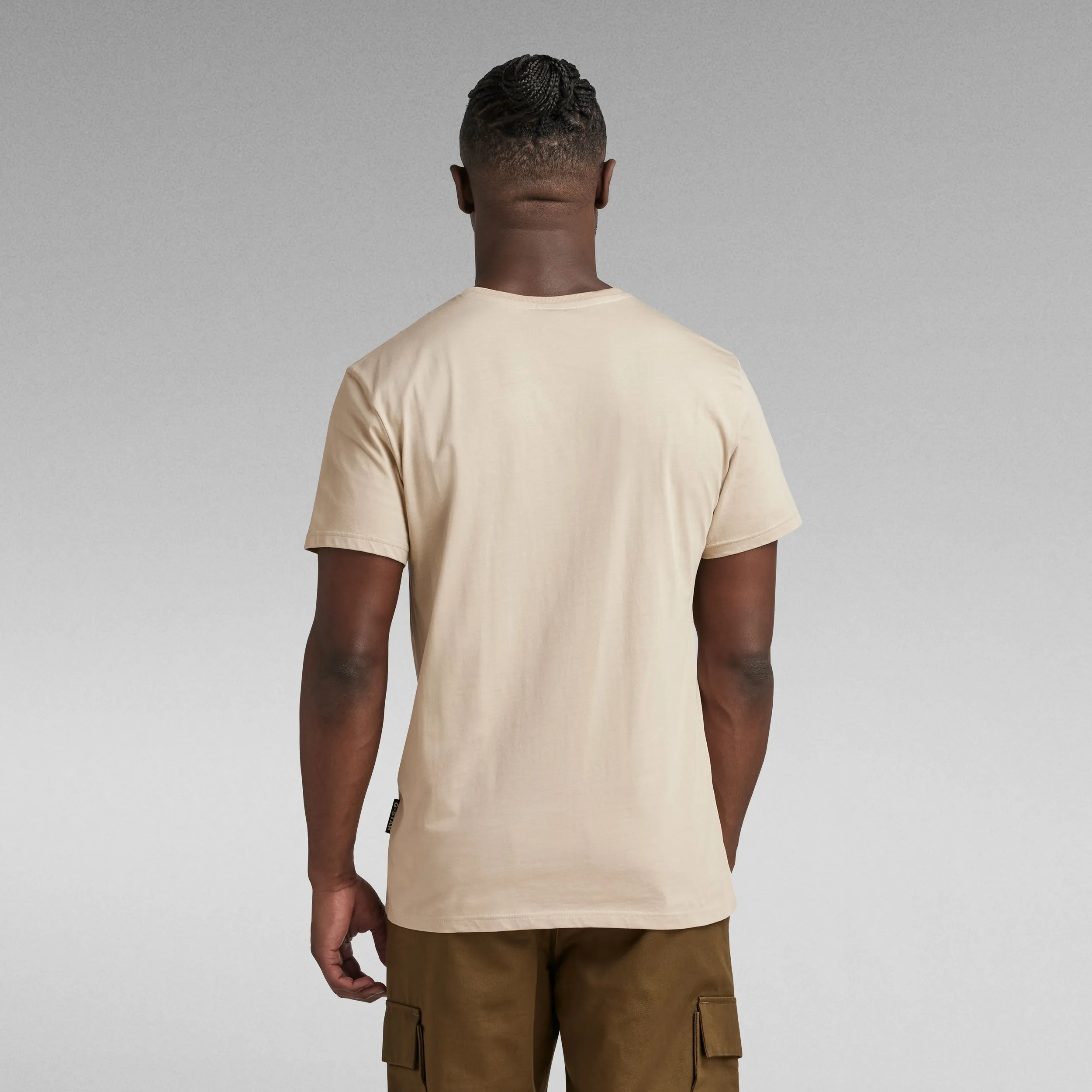 G-STAR INC - Men - Raw Felt Tee - Westpoint Khaki