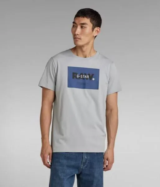 G-STAR INC - Men - Raw HD Tee - Correct Grey