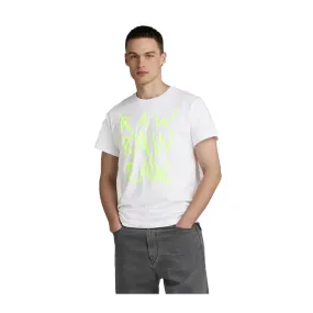 G-Star Mens Raw Raw Crewneck T-Shirt D23670-336-110 White